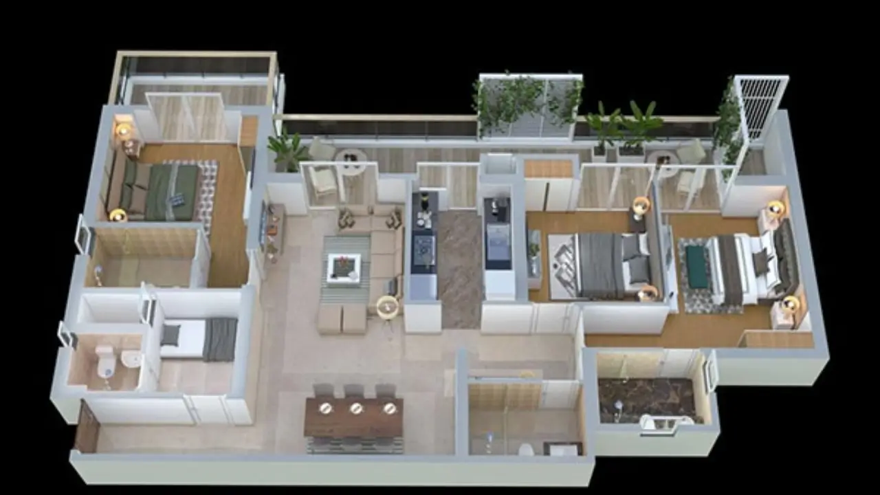 4 BHK + Utility