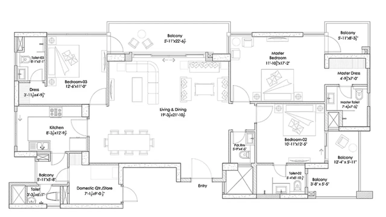 3 BHK