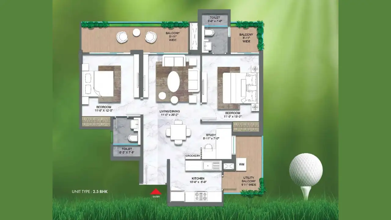 2.5 BHK