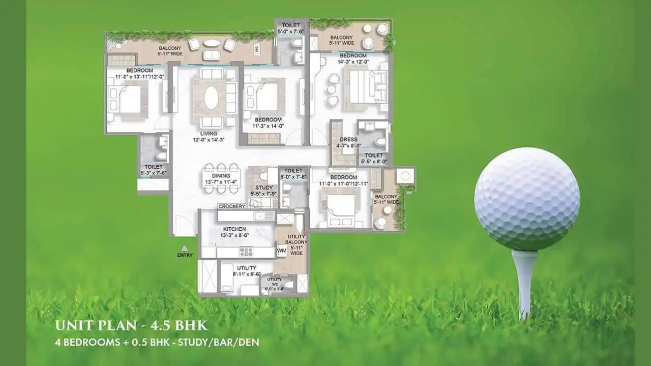 4.5 BHK