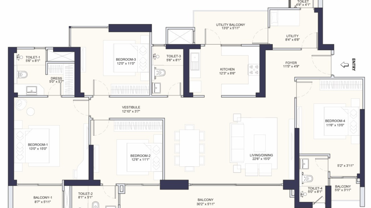 4 BHK